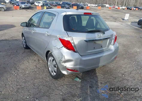 2012 Toyota Yaris Le из США, поврежденный, VIN JTDKTUD30CD527464